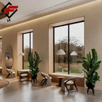 Solid Wood & Acrylic LED Lighting Retail Store Shopping Mall MDF Material Showcase Iron Bread & Coffee Shop Display Cabinet