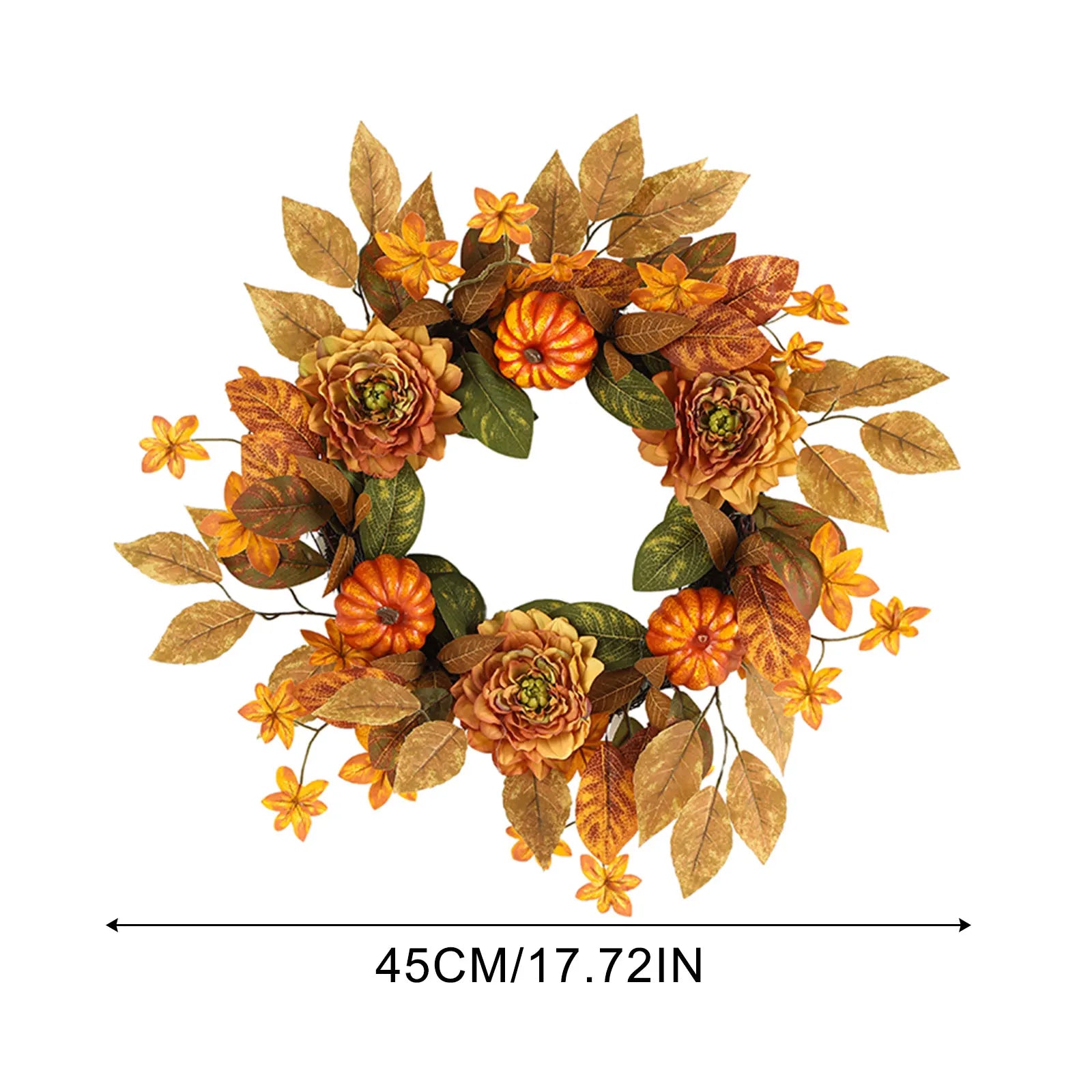 Room Decoration Simulated Flower Wreath Home Door Decoration Flower Wreath Festival Door Decor For Home Party DecoracióN Hogar