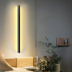 Modern LED Wall Lamp Indoor Minimalist Led Light Bedroom Bedside Long Strip Wall Sconces Living Room Home Light Fixture AC220V