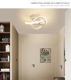 LED Strip Aisle Ceiling Lights Modern Minimalist Living Room Lamps For Balcony Entrance Staircase Home Decor Fixtures Led Luster