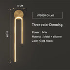 Modern LED Wall Lights Line lamps Indoor Lighting for Bedroom Bedside Background Led Lamps                                  