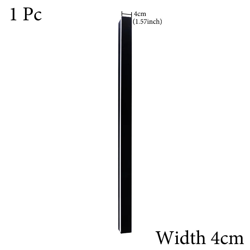 Modern LED Wall Lamp Indoor Minimalist Led Light Bedroom Bedside Long Strip Wall Sconces Living Room Home Light Fixture AC220V