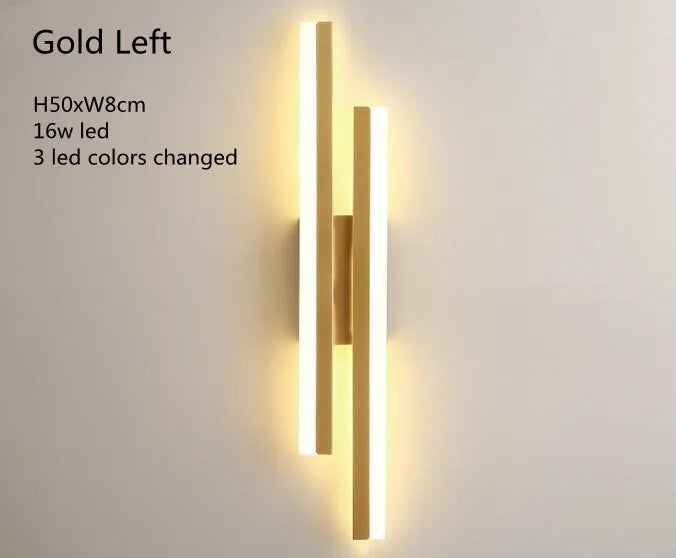 LED Bedroom Wall Lamp Wall Sconces Copper Line Pipe Acrylic Lampshade Indoor Lighting for Living Room Corridor Light Fixture