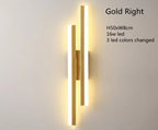 LED Bedroom Wall Lamp Wall Sconces Copper Line Pipe Acrylic Lampshade Indoor Lighting for Living Room Corridor Light Fixture