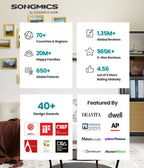 SONGMICS Dish Drying Rack - 2 Tier Dish Rack for Kitchen Counter with Rotatable and Extendable Drain Spout