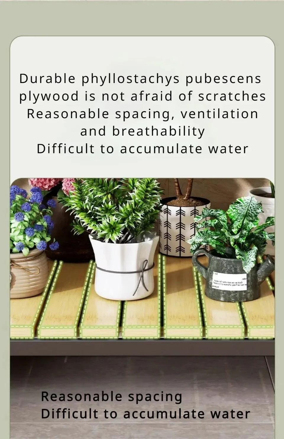 Multi-Layer Flower Rack Indoor And Outdoor Balcony Living Room Shelf With Wheel Floor Standing Storage Racks Metal Plant Stand